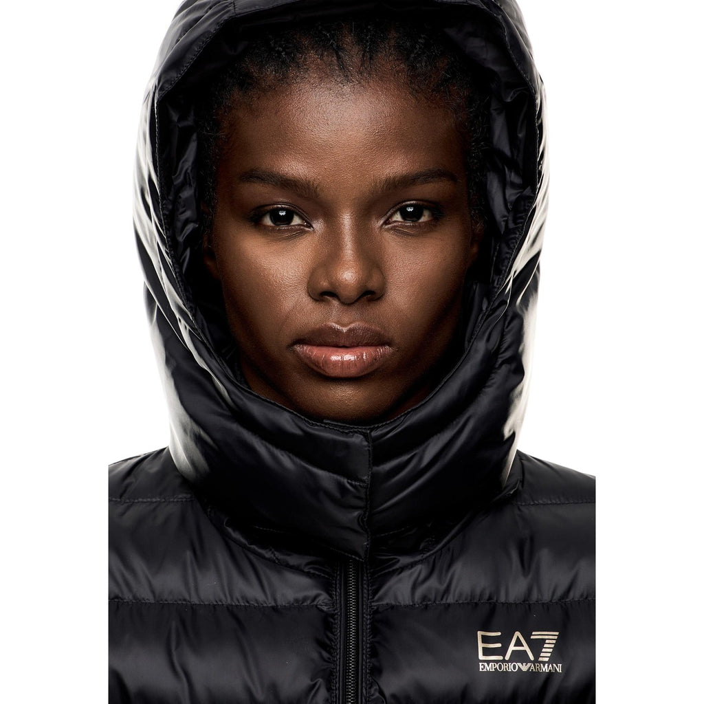 EA7 — Veste à capuche noir femme — vue 4
