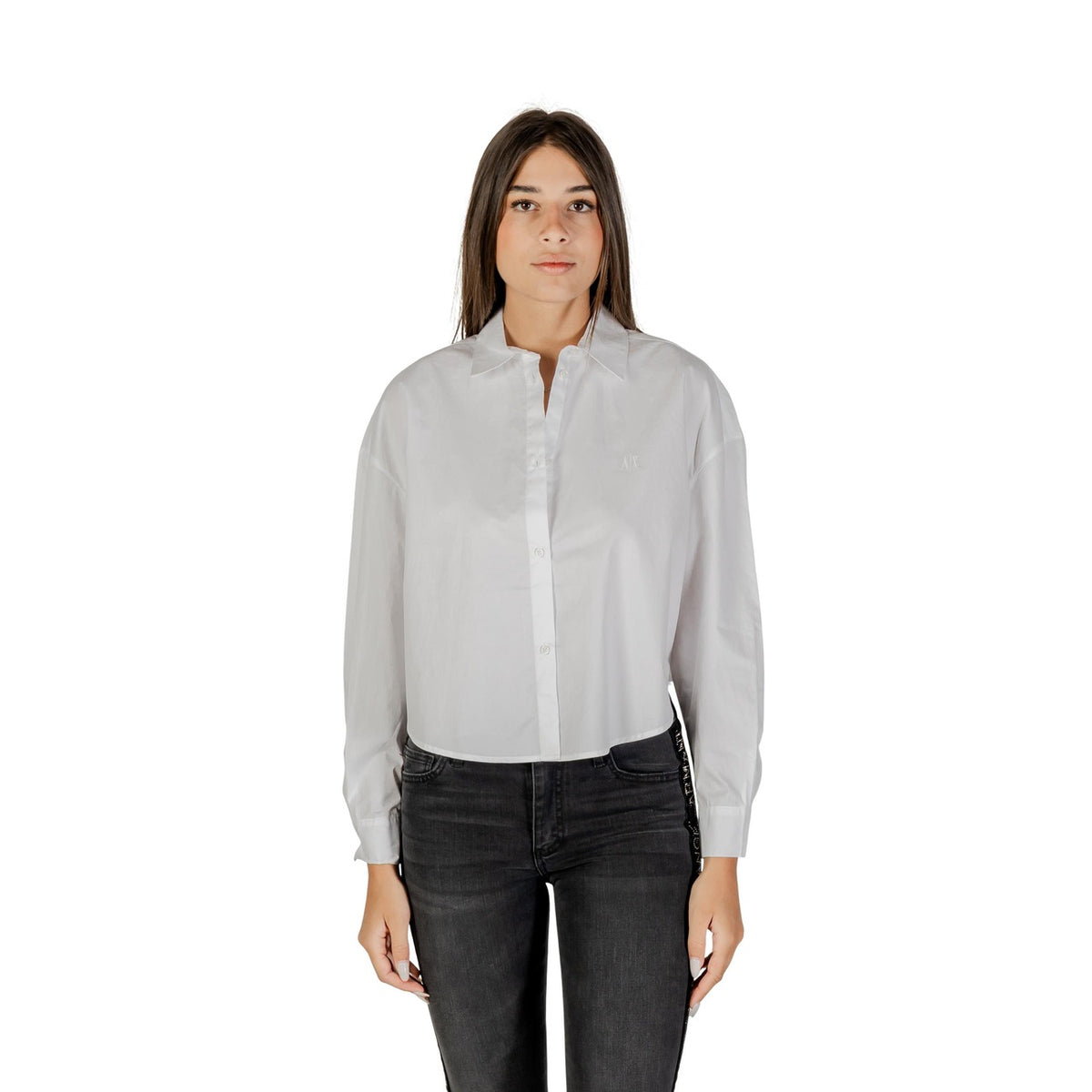 Armani Exchange — Damenbluse XW001180 weiß — Ansicht 5