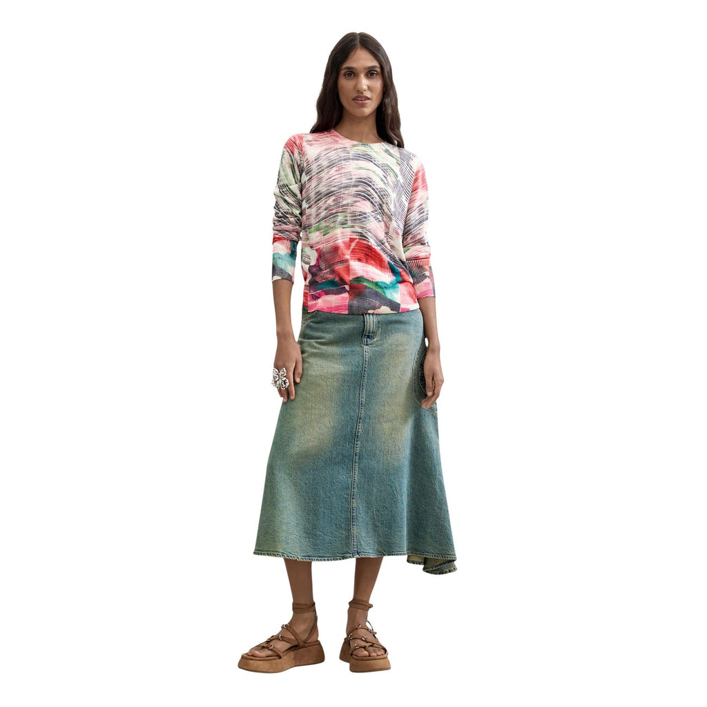 Desigual — Rode damestrui Glitch — afbeelding 2