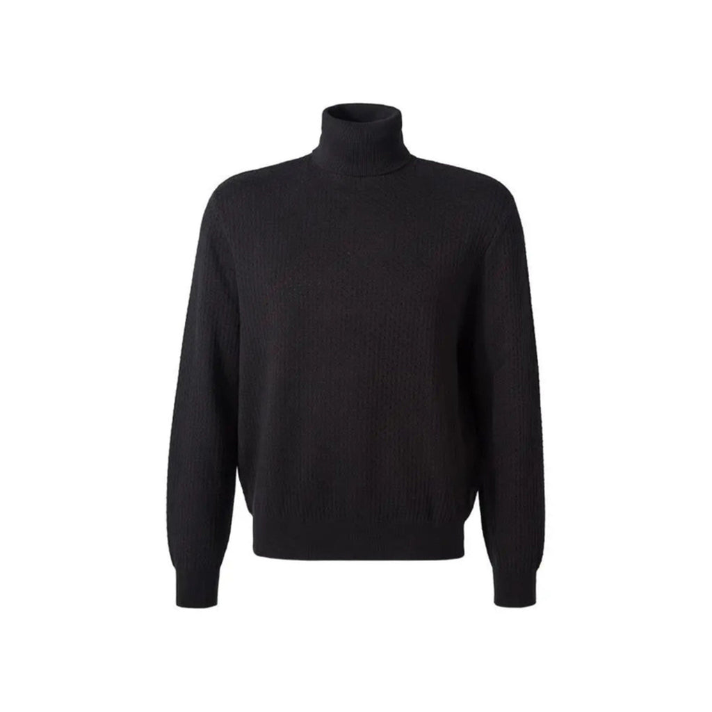 Armani Exchange — Pull col montant noir B_44831 homme