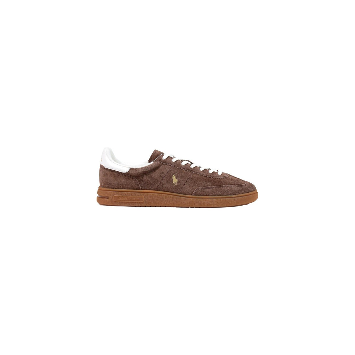 Polo Ralph Lauren — Baskets Bedford PP marron en daim homme