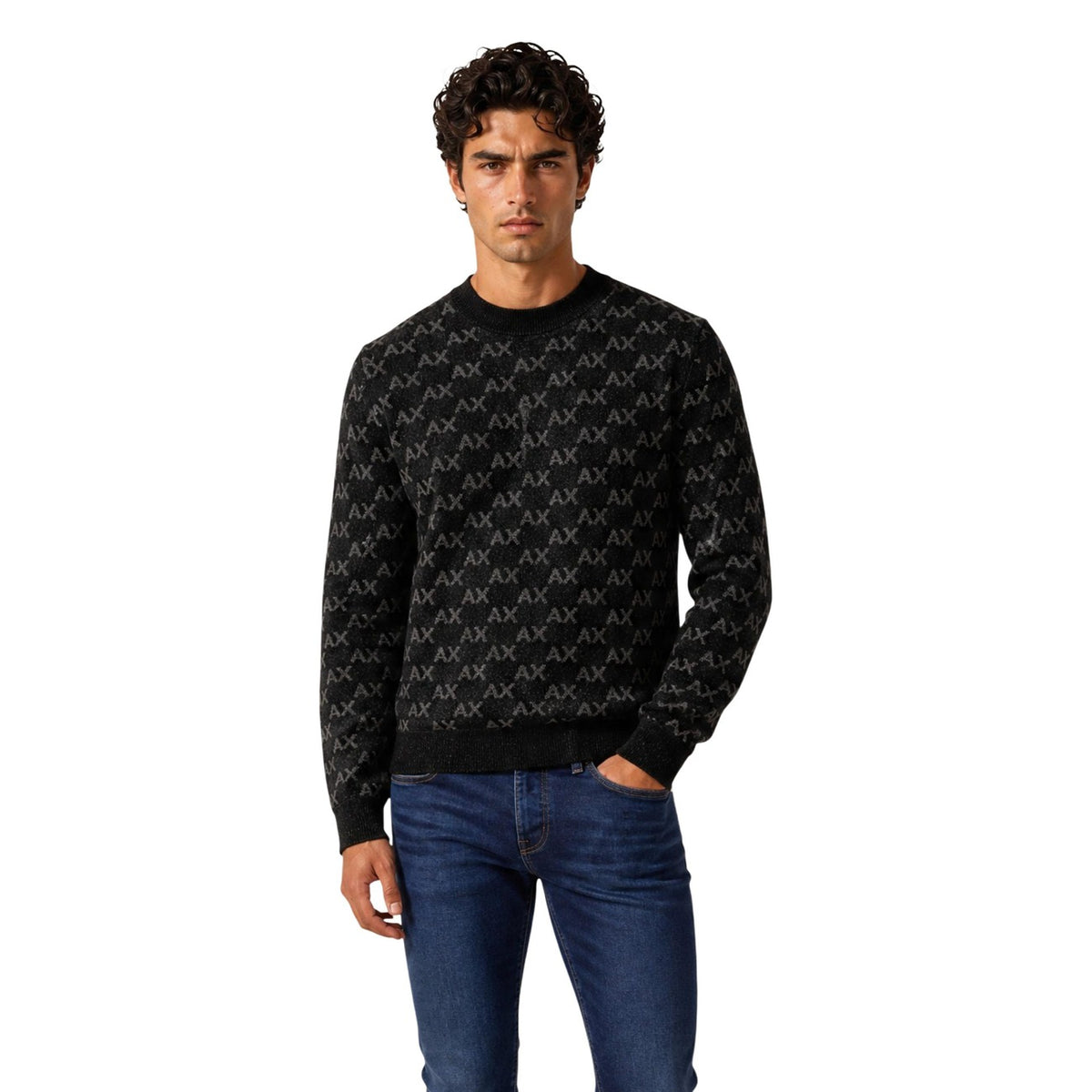 Armani Exchange — Pullover XM002992 Schwarz Herren