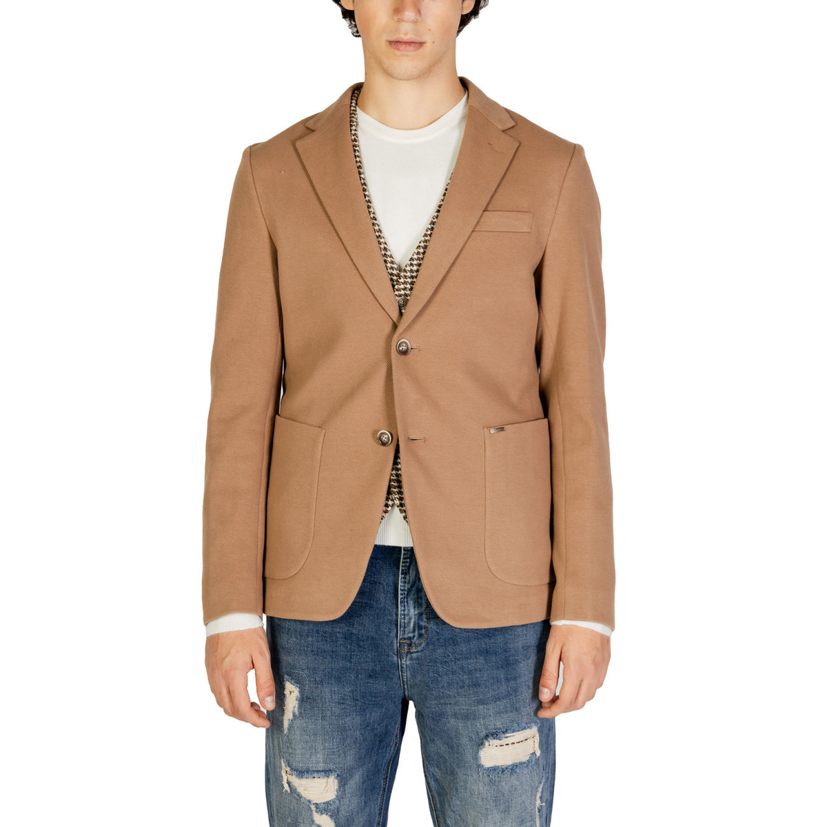 Gianni Lupo — Veste GL015BD-F24 beige homme