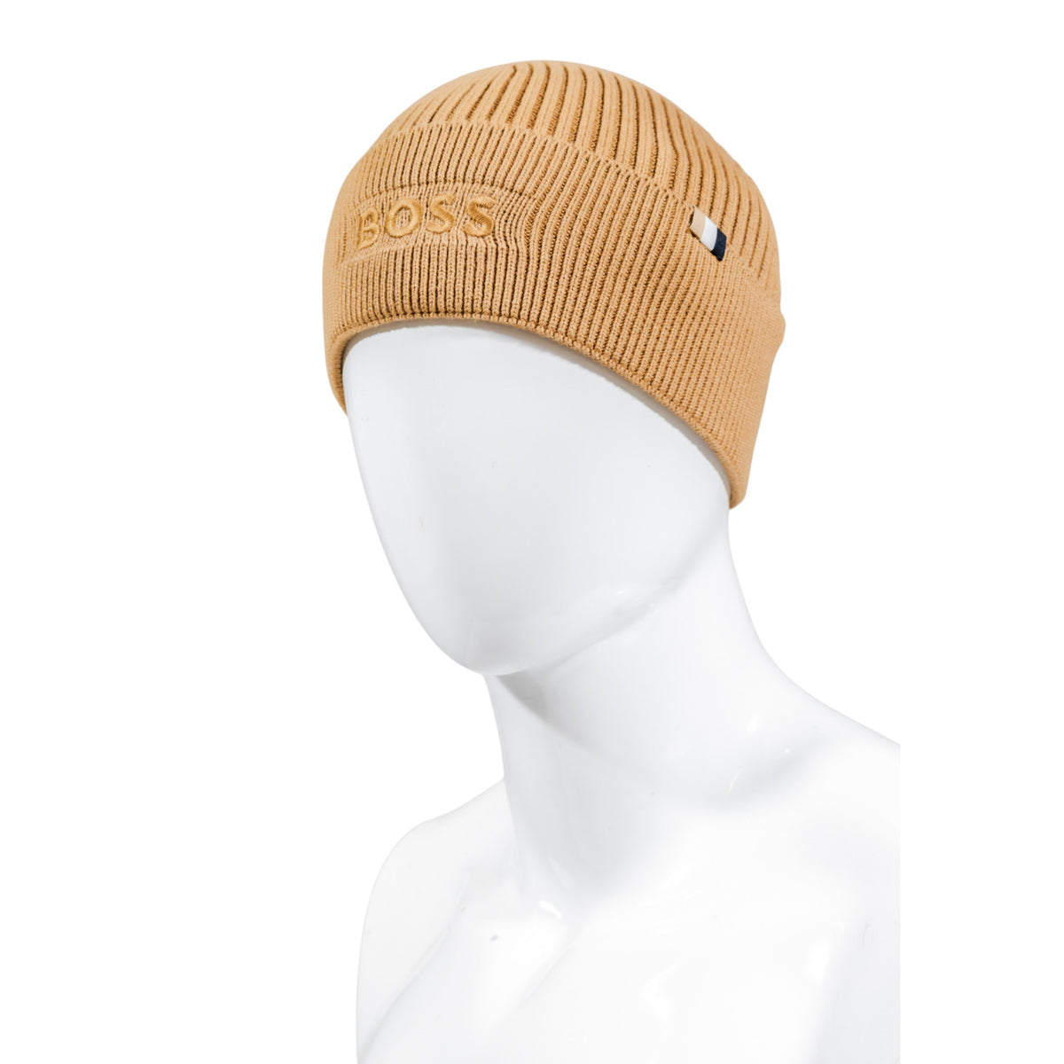 BOSS — Bonnet Magico_R beige coton-laine homme — vue 4