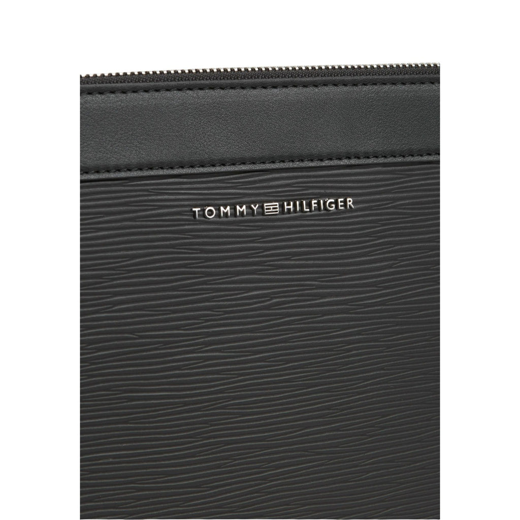 Tommy Hilfiger — Pochette Business Saffiano noire homme — vue 3