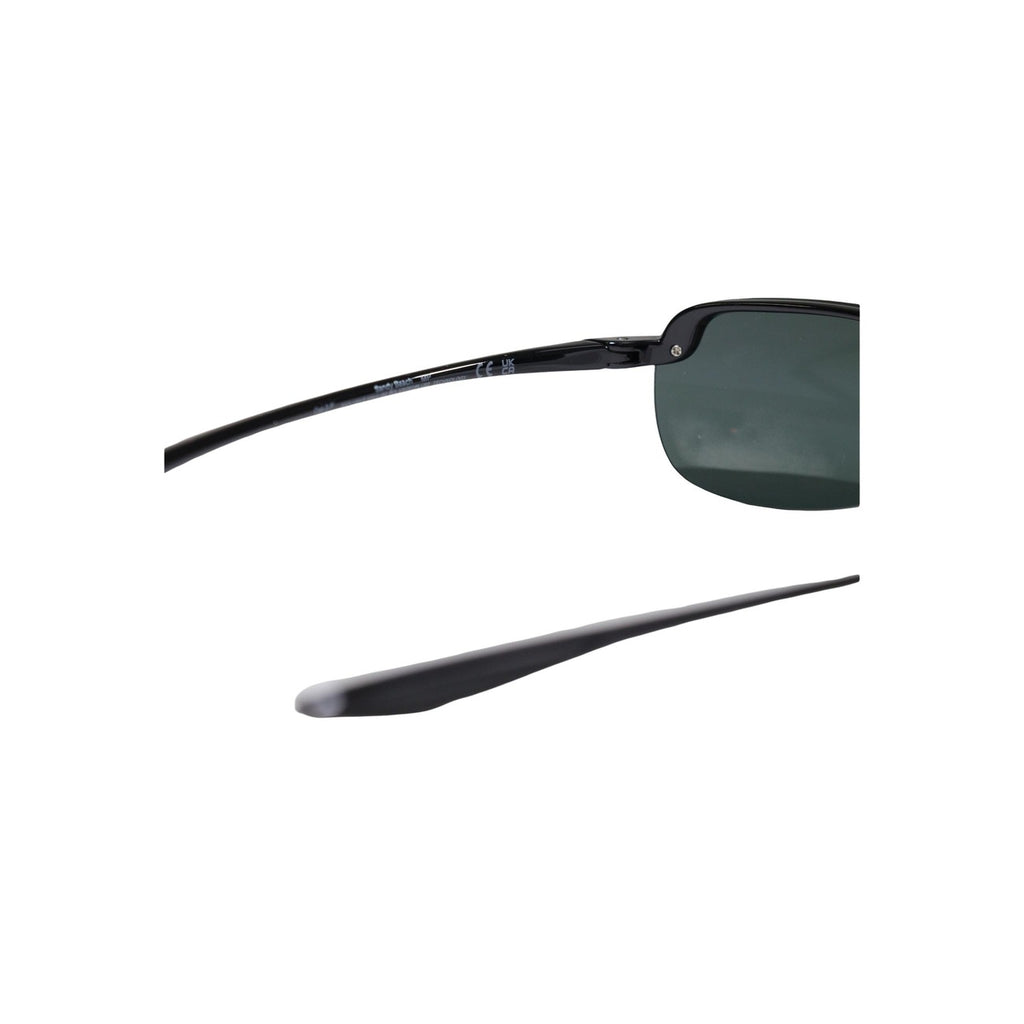 Maui Jim — Lunettes de soleil Sandy Beach rectangulaires noir unisexe — vue 5