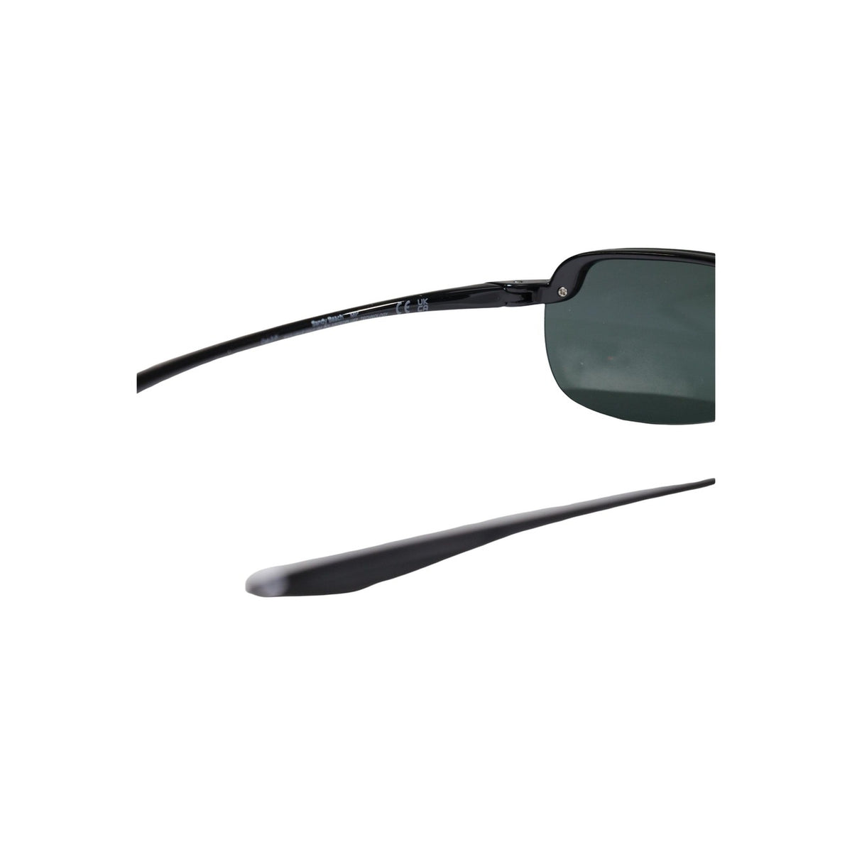 Maui Jim — Lunettes de soleil Sandy Beach rectangulaires noir unisexe — vue 5