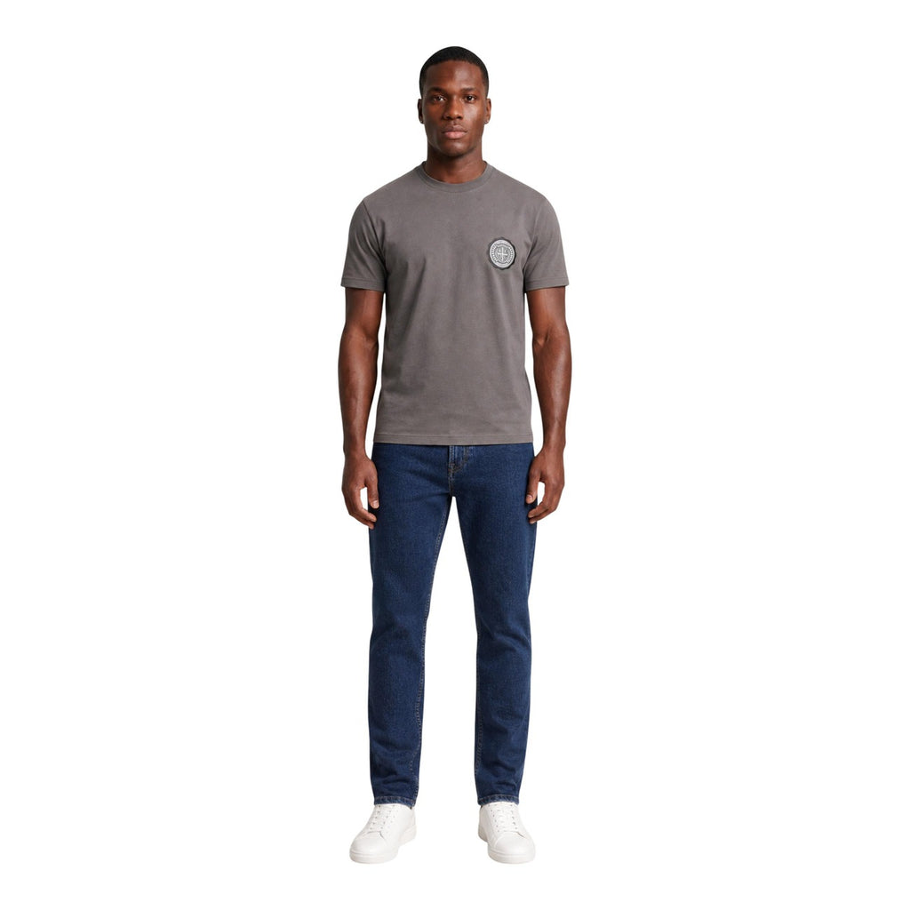 Armani Exchange — T-shirt en coton marron homme — vue 3