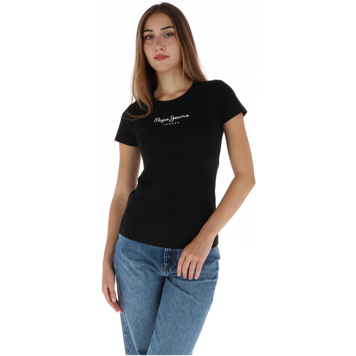Pepe Jeans — New Virginia slim black women’s t-shirt
