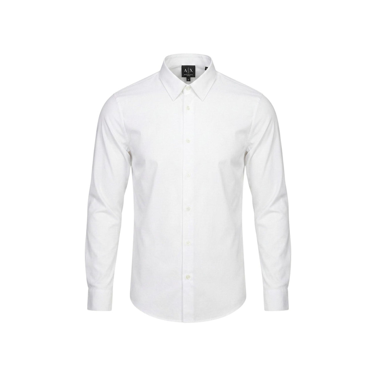 Armani Exchange — Men’s white stretch shirt — view 4