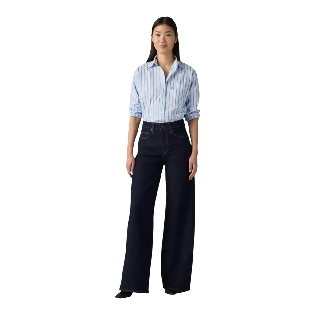 Levi’s — Schwarze Stretch-Damenjeans — Ansicht 4