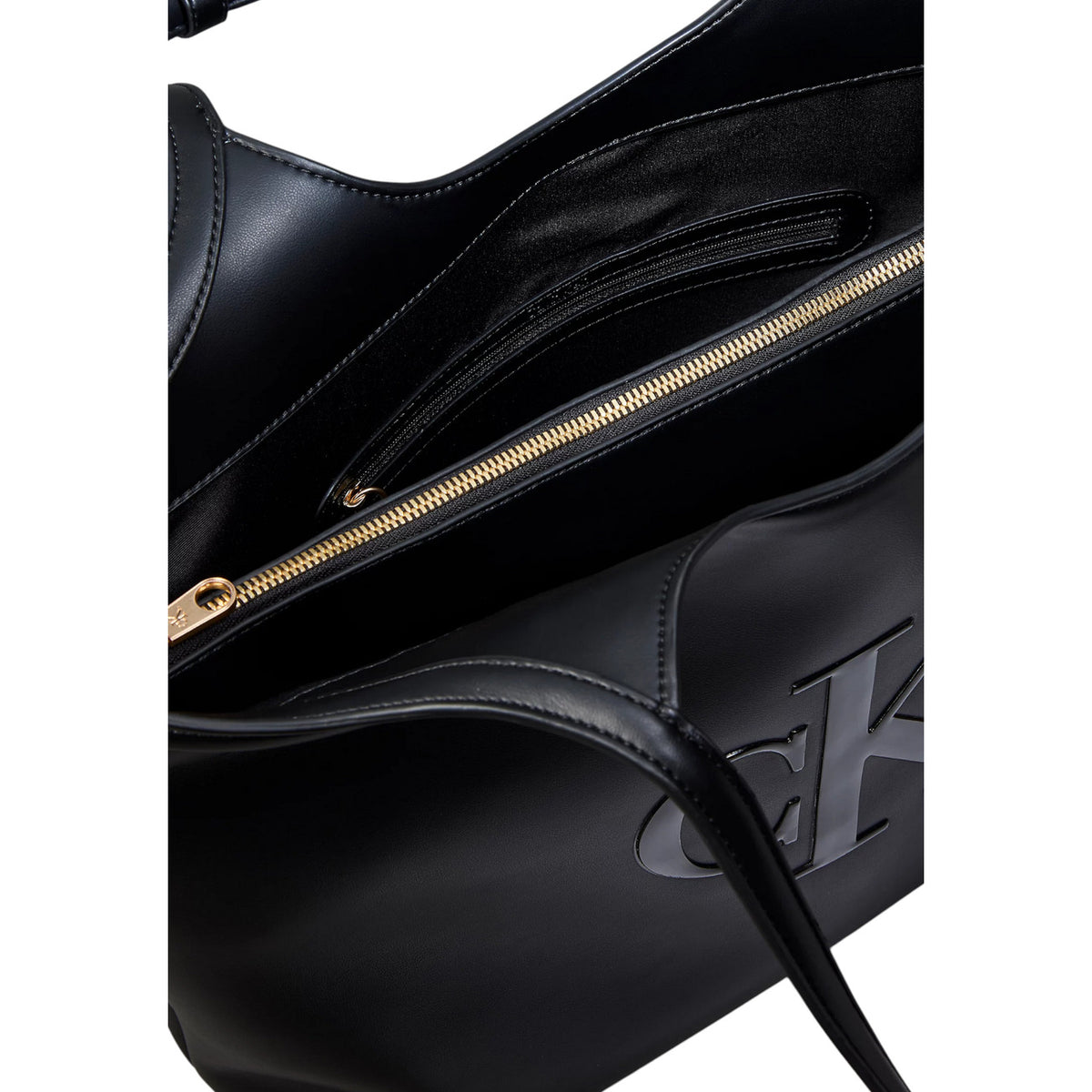 Calvin Klein — Black bag ref. BOLD CK SHOPPER woman — view 3