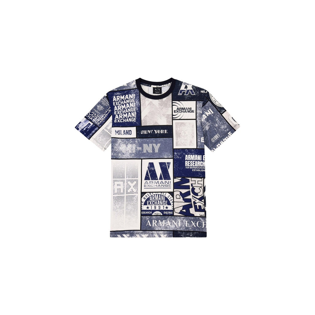 Armani Exchange — T-shirt en coton blanc homme — vue 2