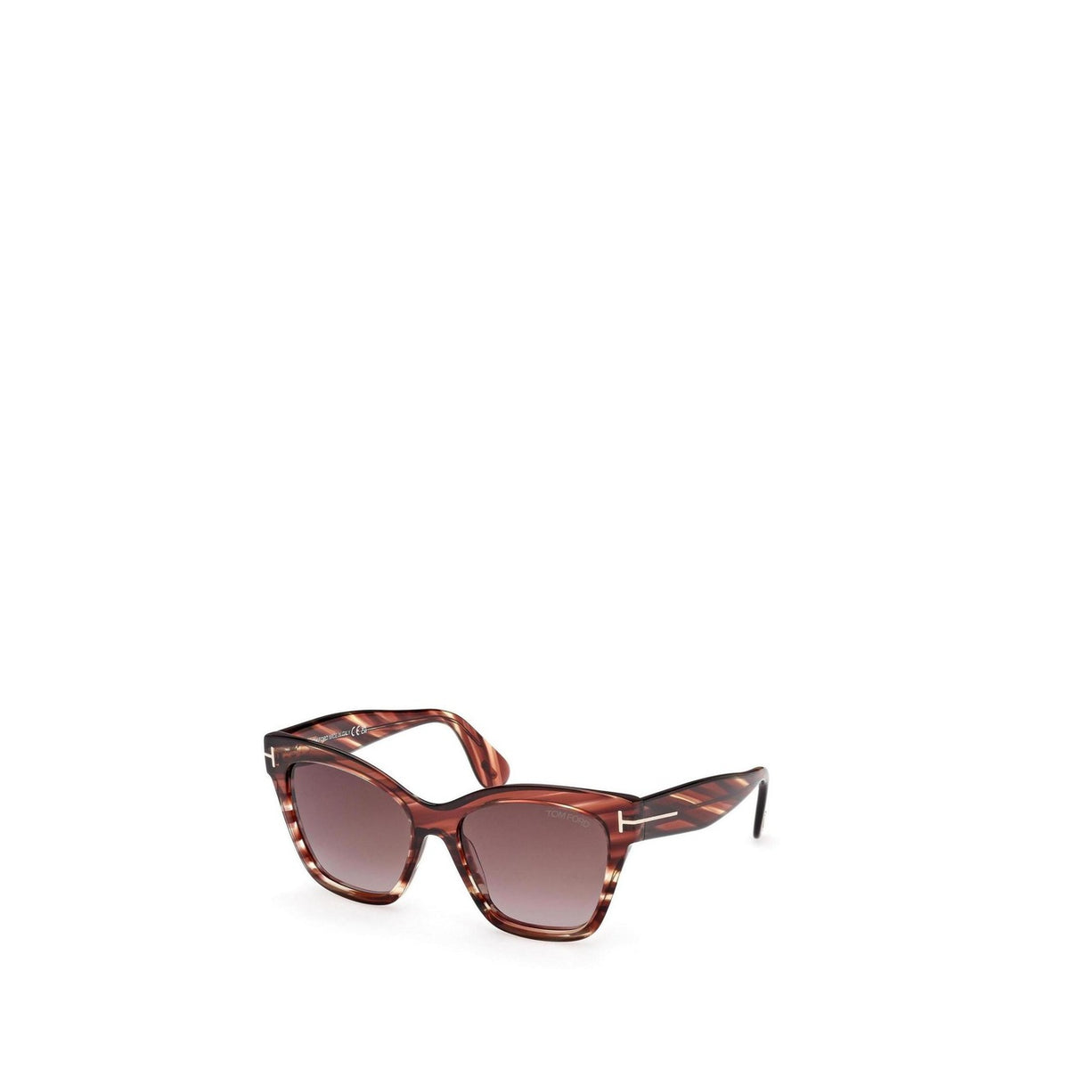 Tom Ford — Men's 55mm Brown Acetate Sunglasses