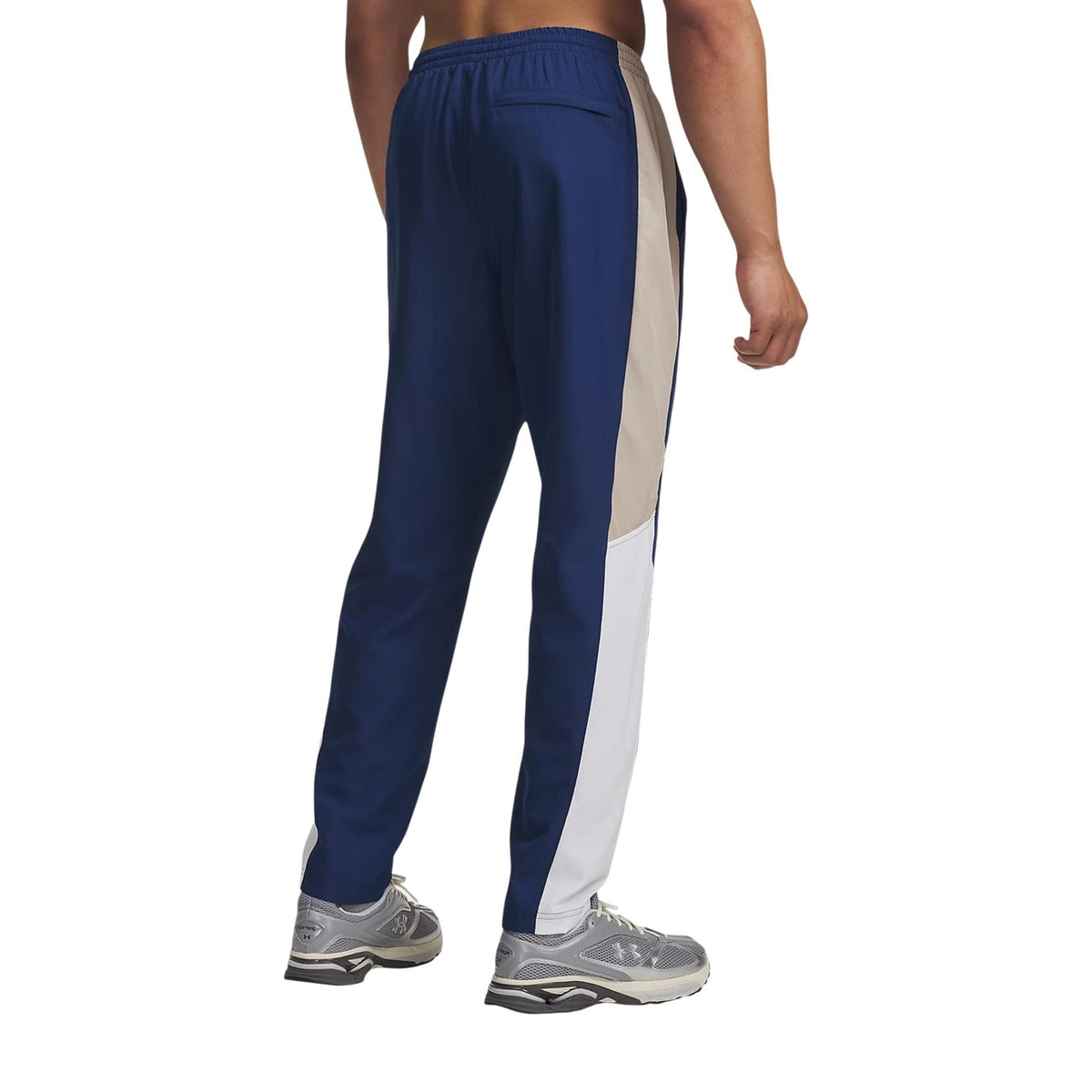 Under Armour — Men's Rival Woven Colorblock Pants Blue — view 2