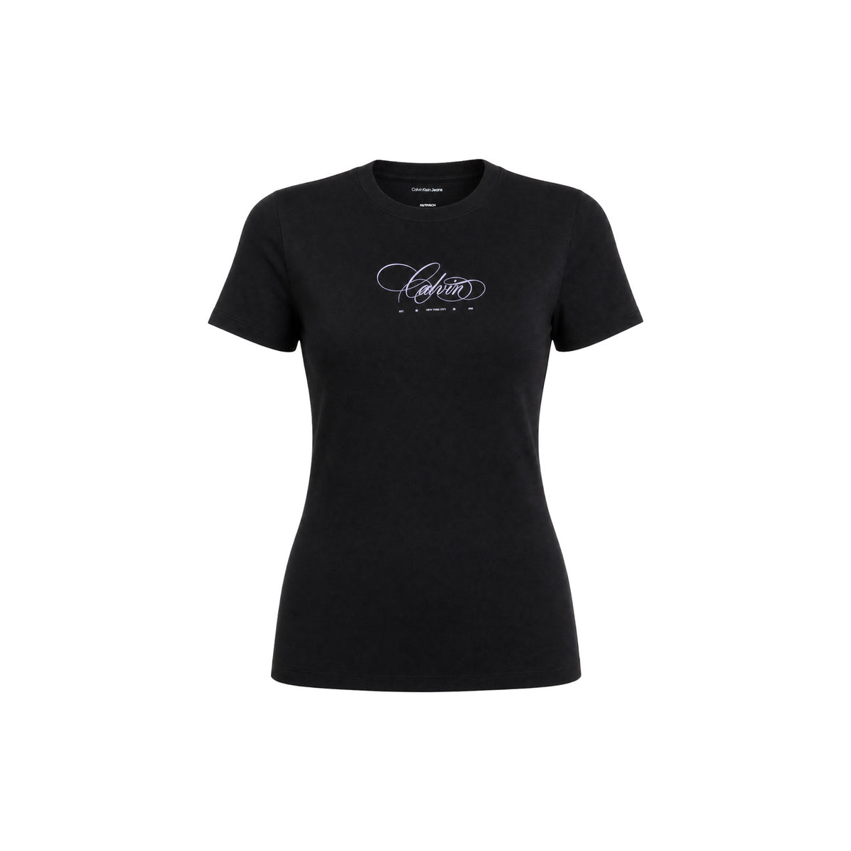 Calvin Klein Jeans — T-shirt noir femme — vue 3
