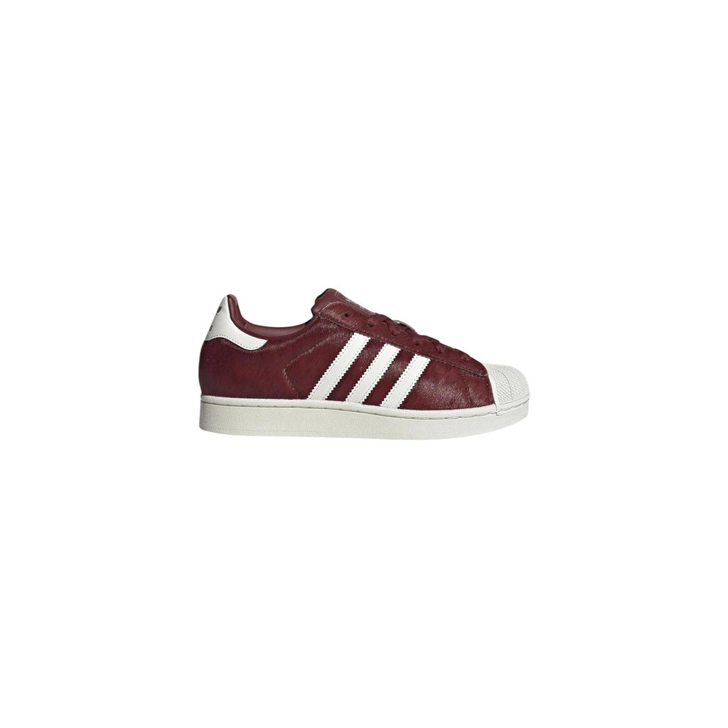 adidas Originals — Bordeauxrote Leder-Damen-Sneaker