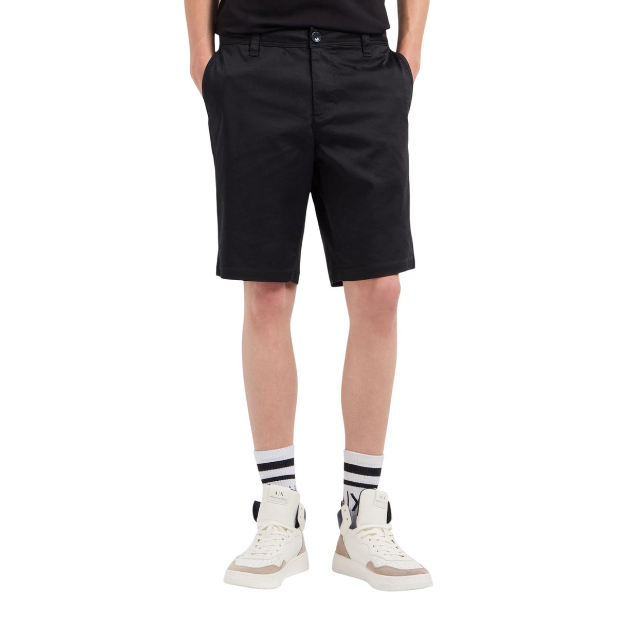 Armani Exchange — Men's stretch Bermuda shorts