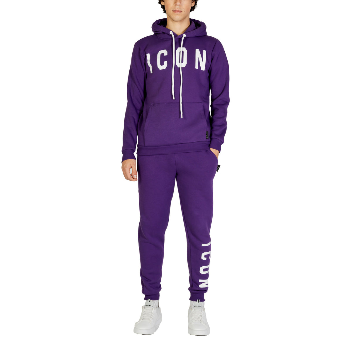 Icon — Sweat à capuche IU9016FC violet homme — vue 5