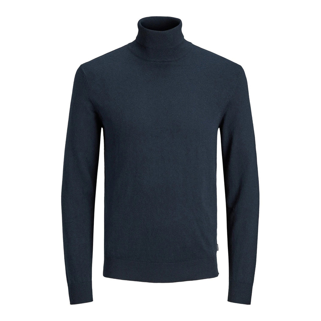 Jack & Jones — Pull Emil col roulé bleu marine homme