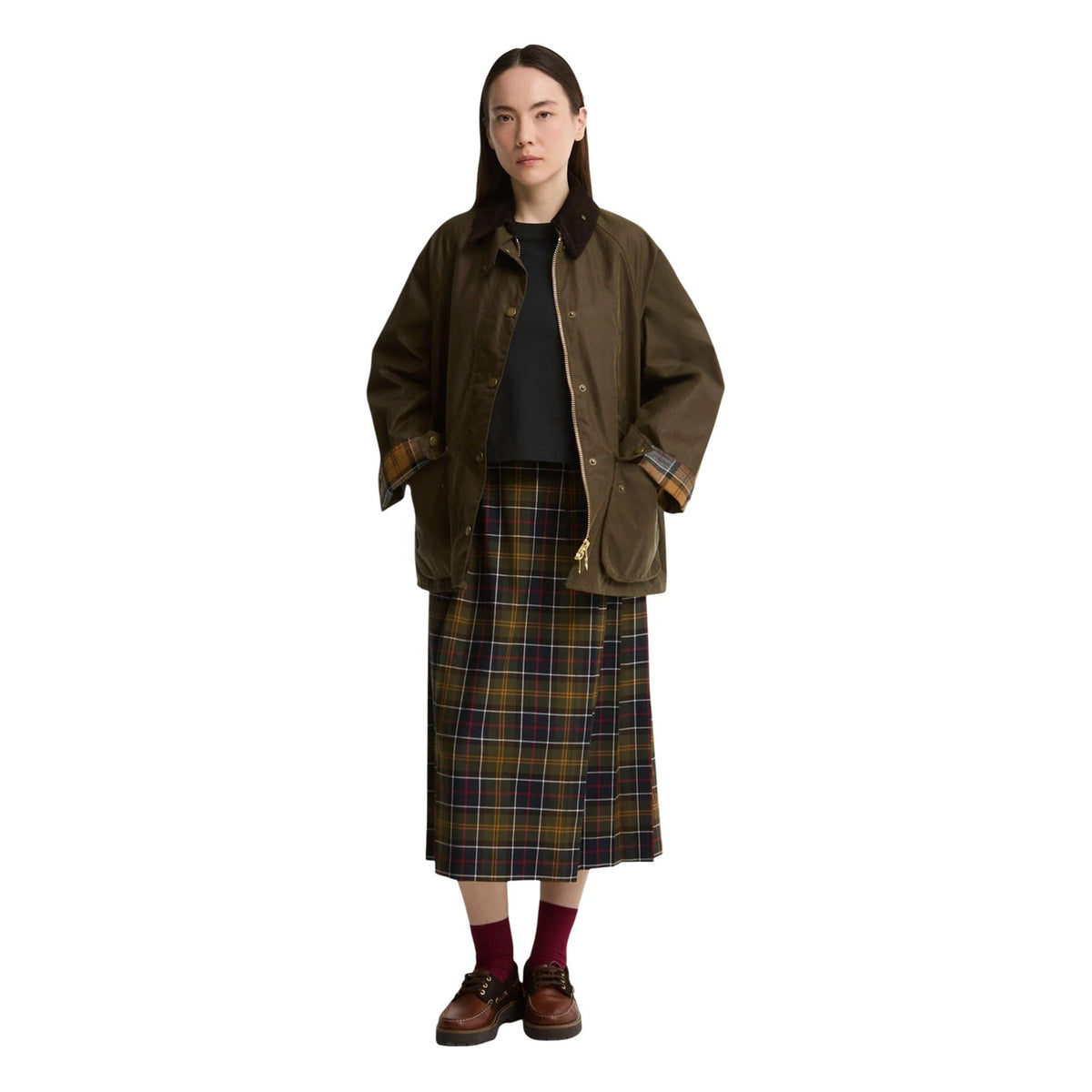 Barbour — Women's Bedale waxed jacket beige woman — view 3