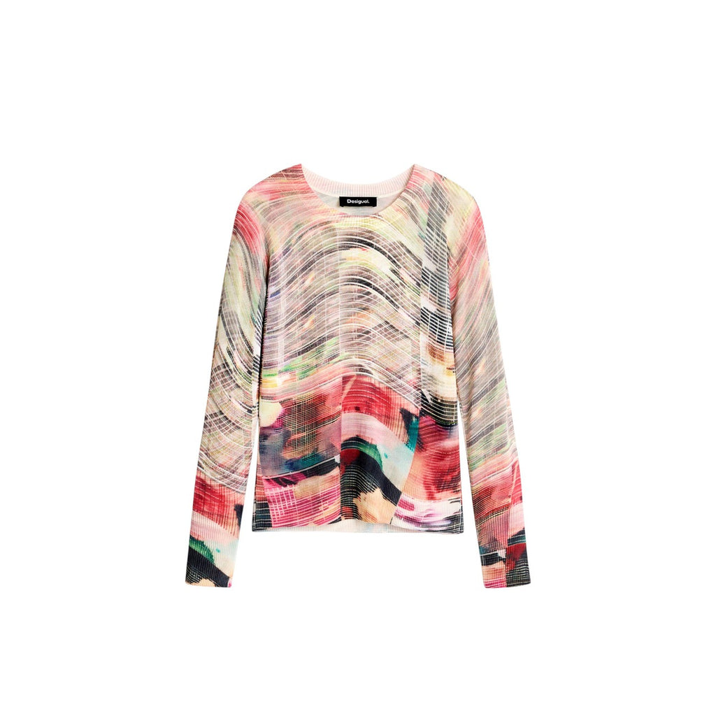 Desigual — Rode damestrui Glitch — afbeelding 5