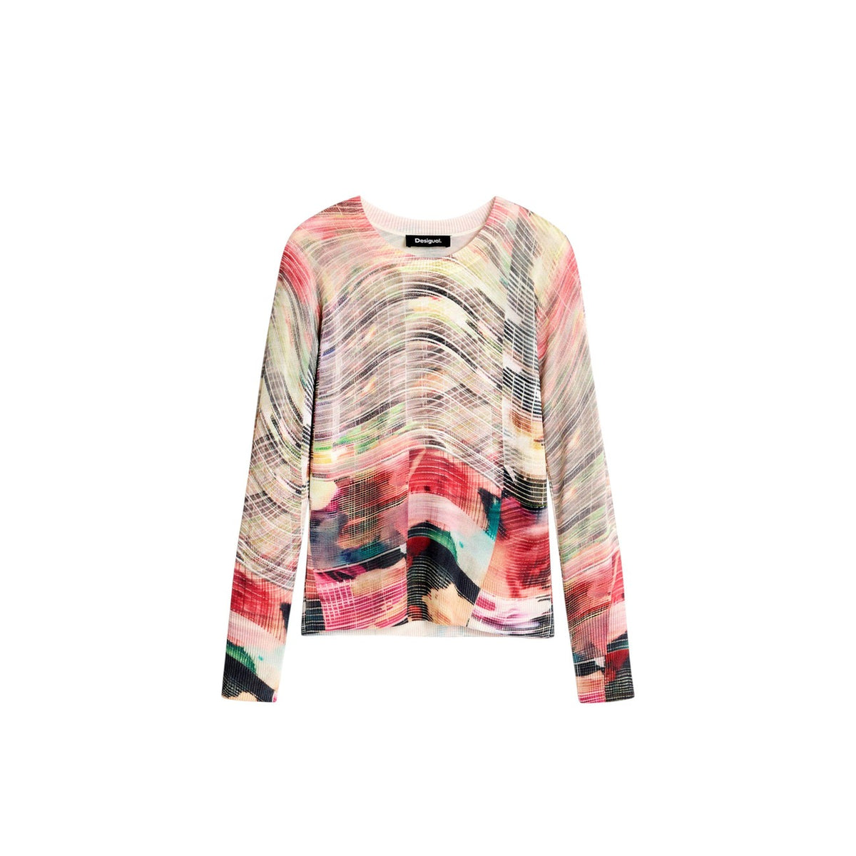 Desigual — Rode damestrui Glitch — afbeelding 5