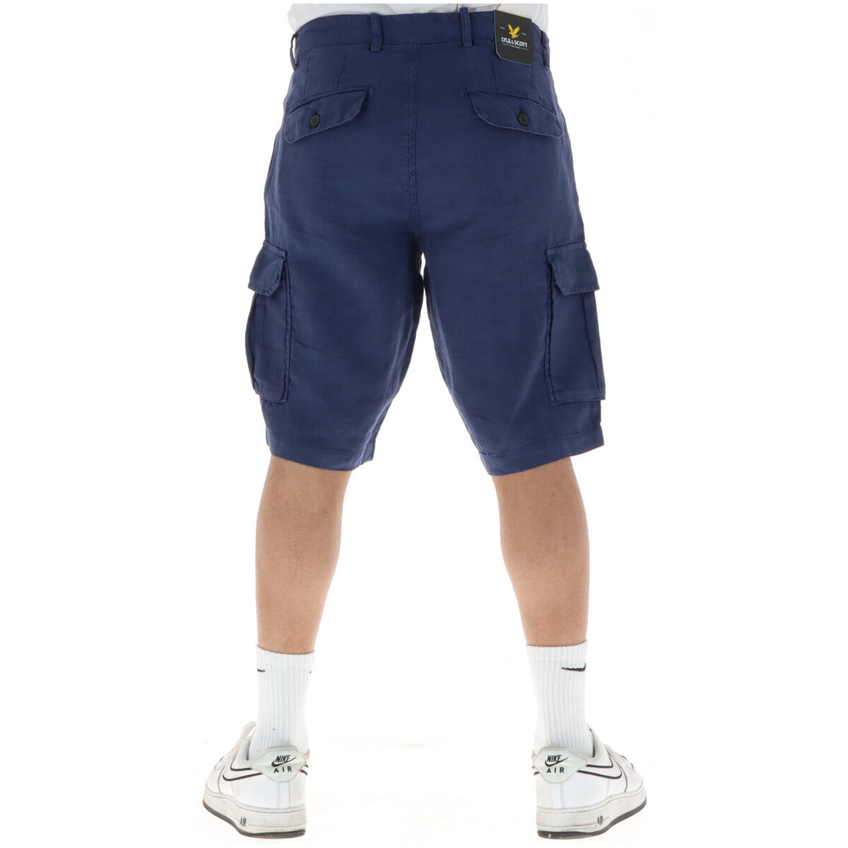 Lyle & Scott — Bermuda en lin homme — vue 2