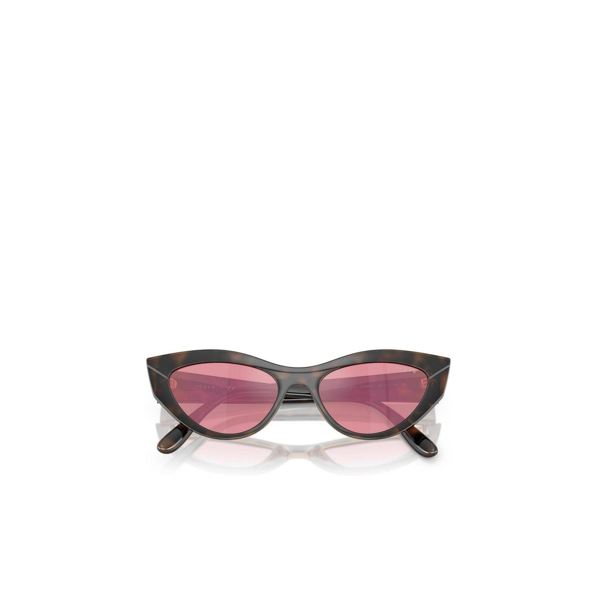Vogue Eyewear — Bruine cat-eye zonnebril voor dames — afbeelding 3