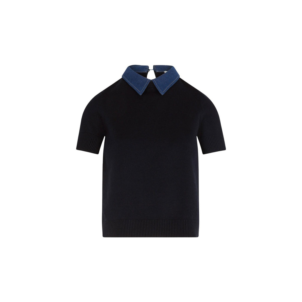 Morgan — Women’s blue sweater — view 5