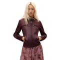Desigual — Women’s burgundy Bikercy jacket