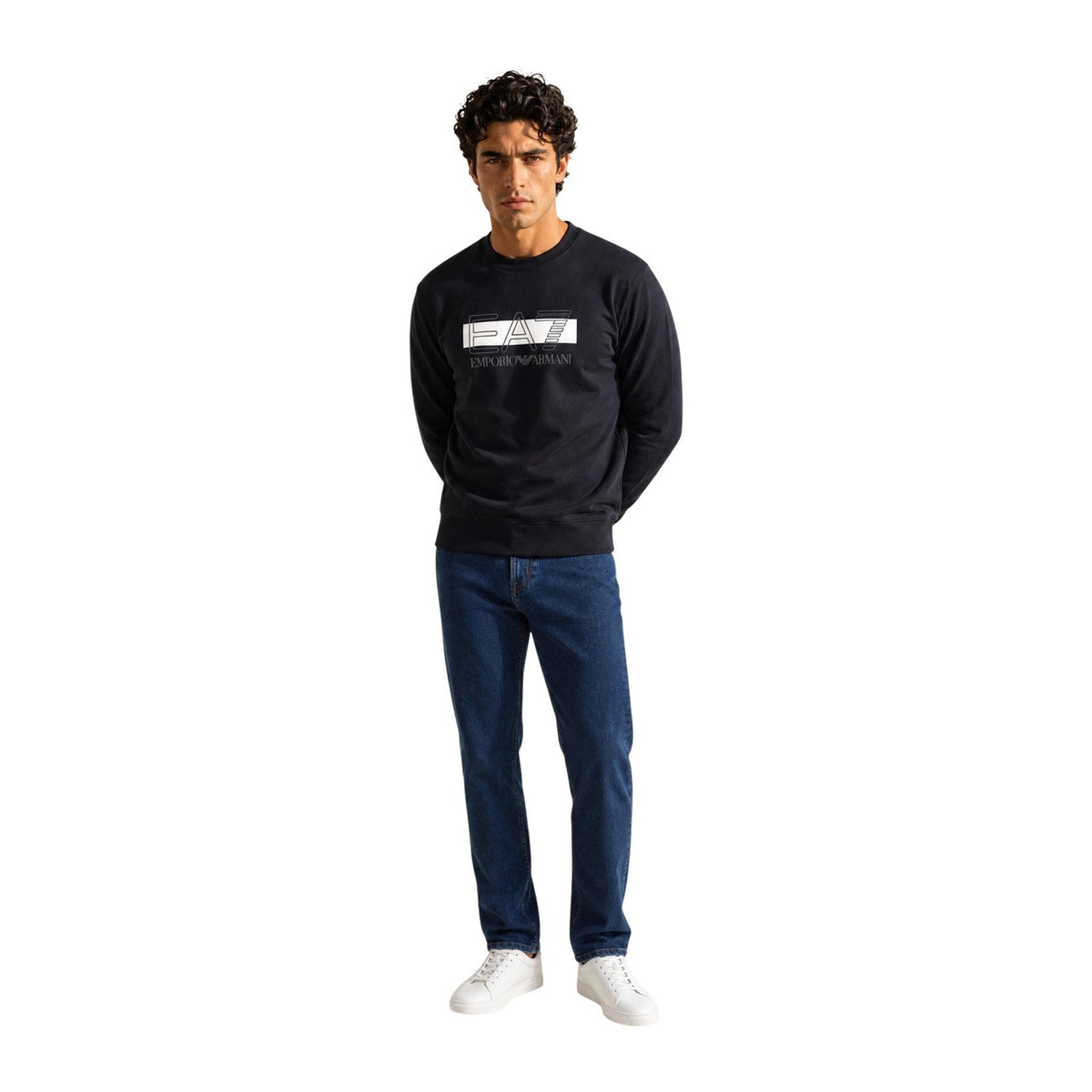 EA7 — Men’s black sweatshirt — view 5