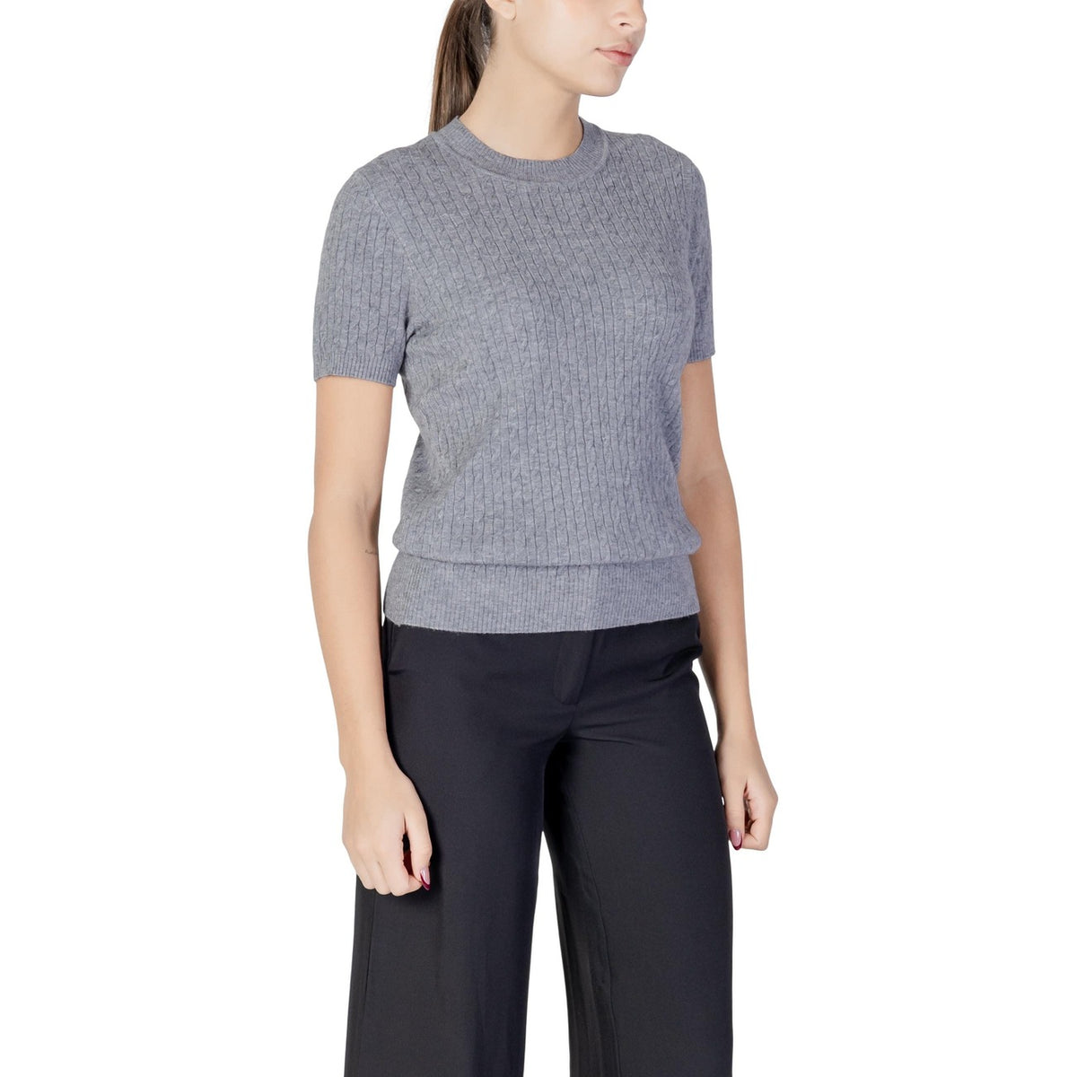 Choral — Kurzarm-Pullover C004 Damen — Ansicht 3