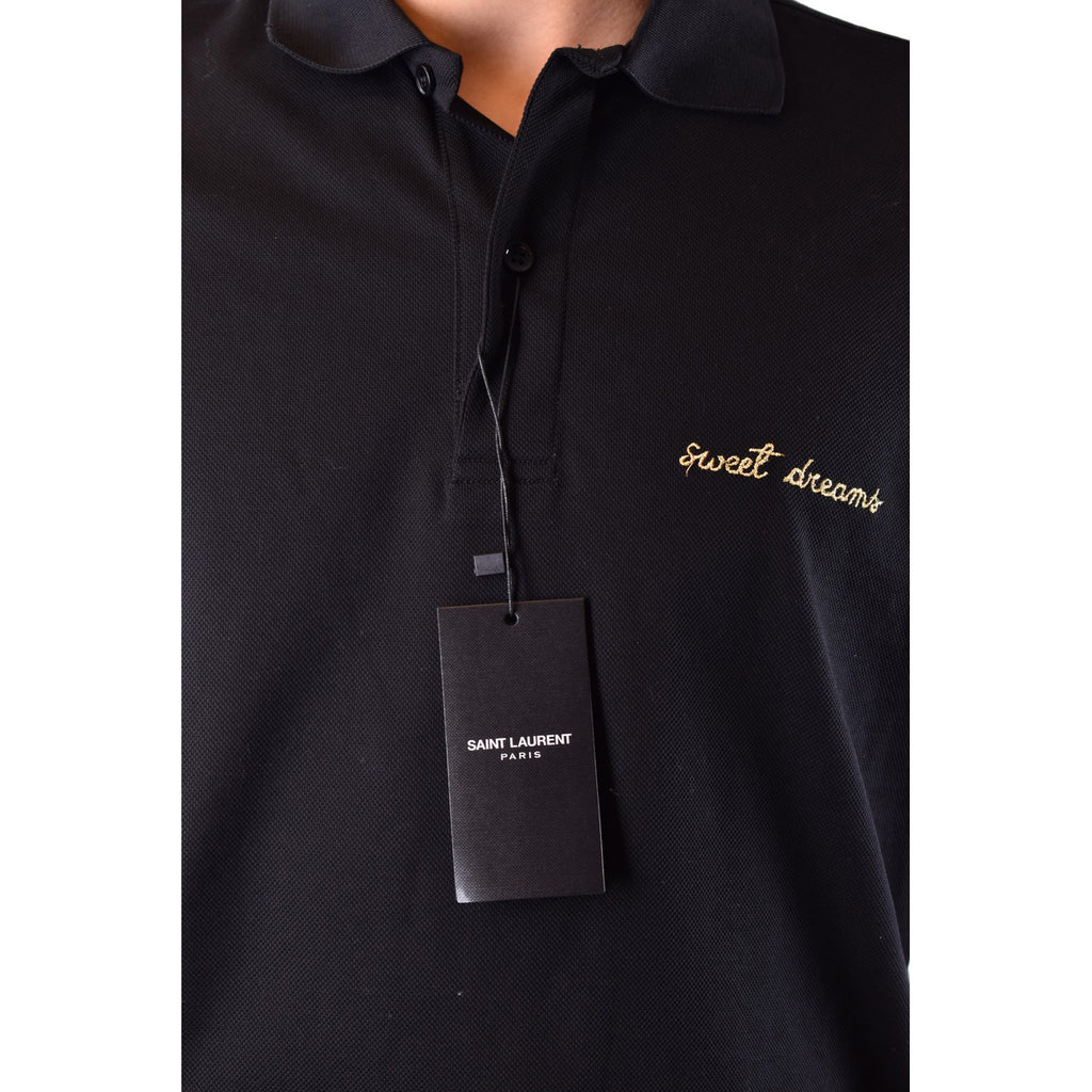 Saint Laurent — Polo B_42530 black men — view 6