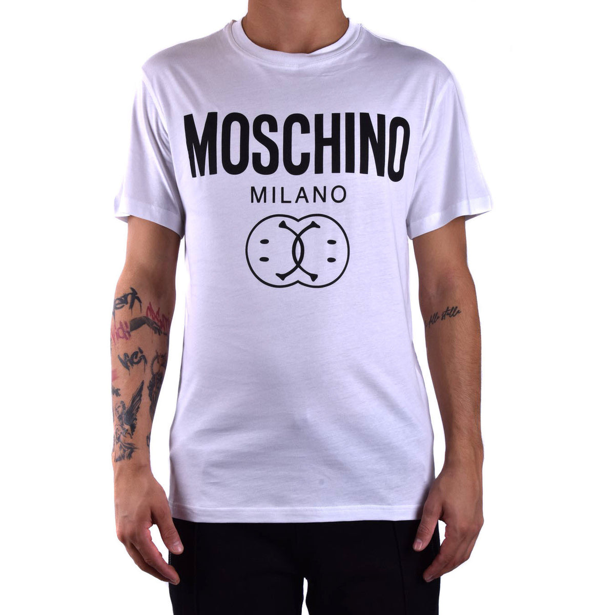 Moschino — T-shirt réf. V_25851 blanc homme