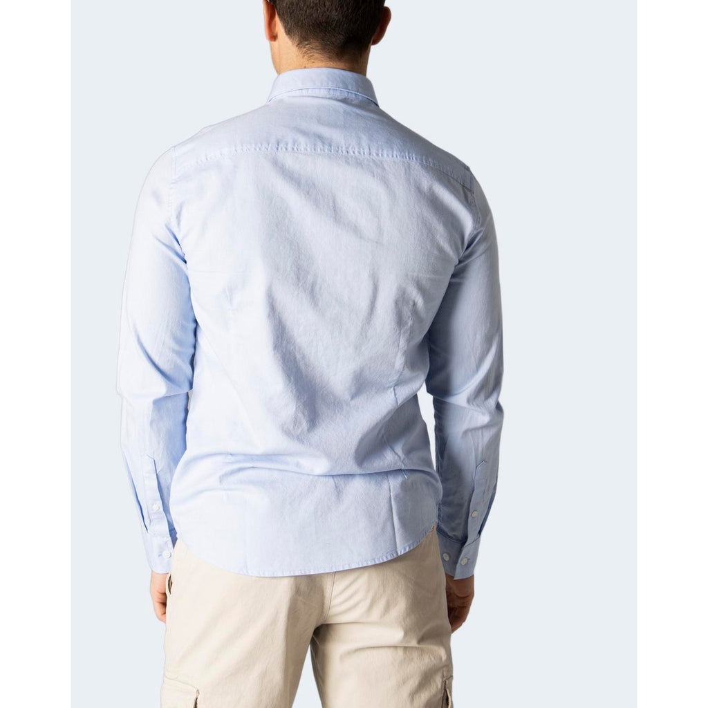 Armani Exchange — Chemise 8NZCGB bleu clair homme — vue 4