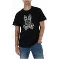 Psycho Bunny — T-Shirt MT0200214 Schwarz Herren