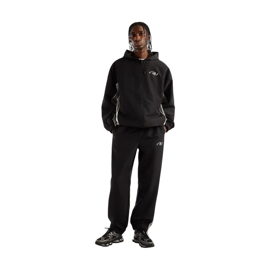 New Balance — Pantalon réf. MB62A8LTBK noir homme — vue 3