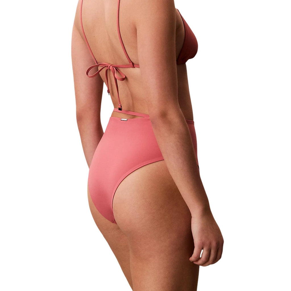 Calvin Klein Jeans — Women's pink HW BELT BOTTOM swimsuit — view 3