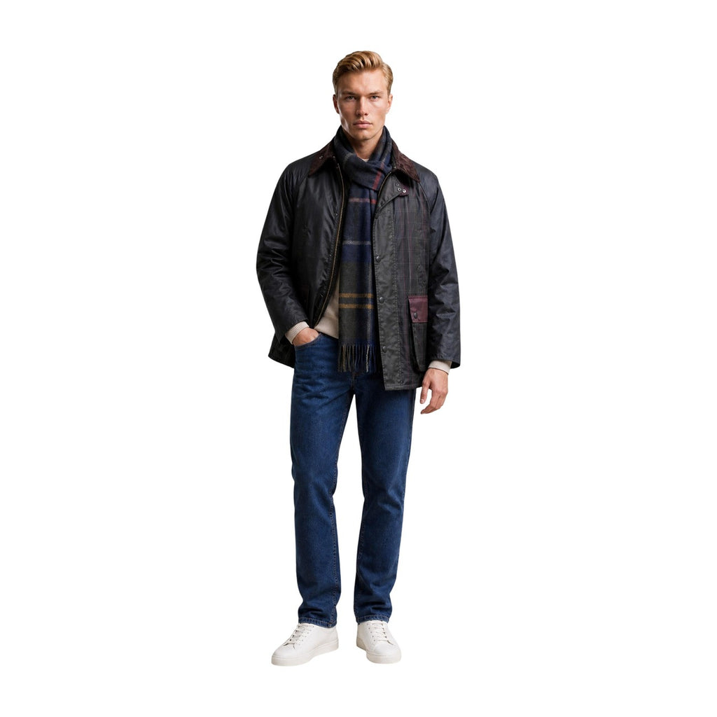 Barbour — Groene Yorklane Tartan herensjaal — afbeelding 4
