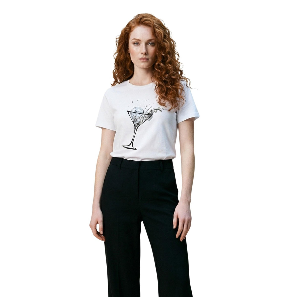 Liu Jo — T-shirt wit ref. WA6237 JS923 voor dames