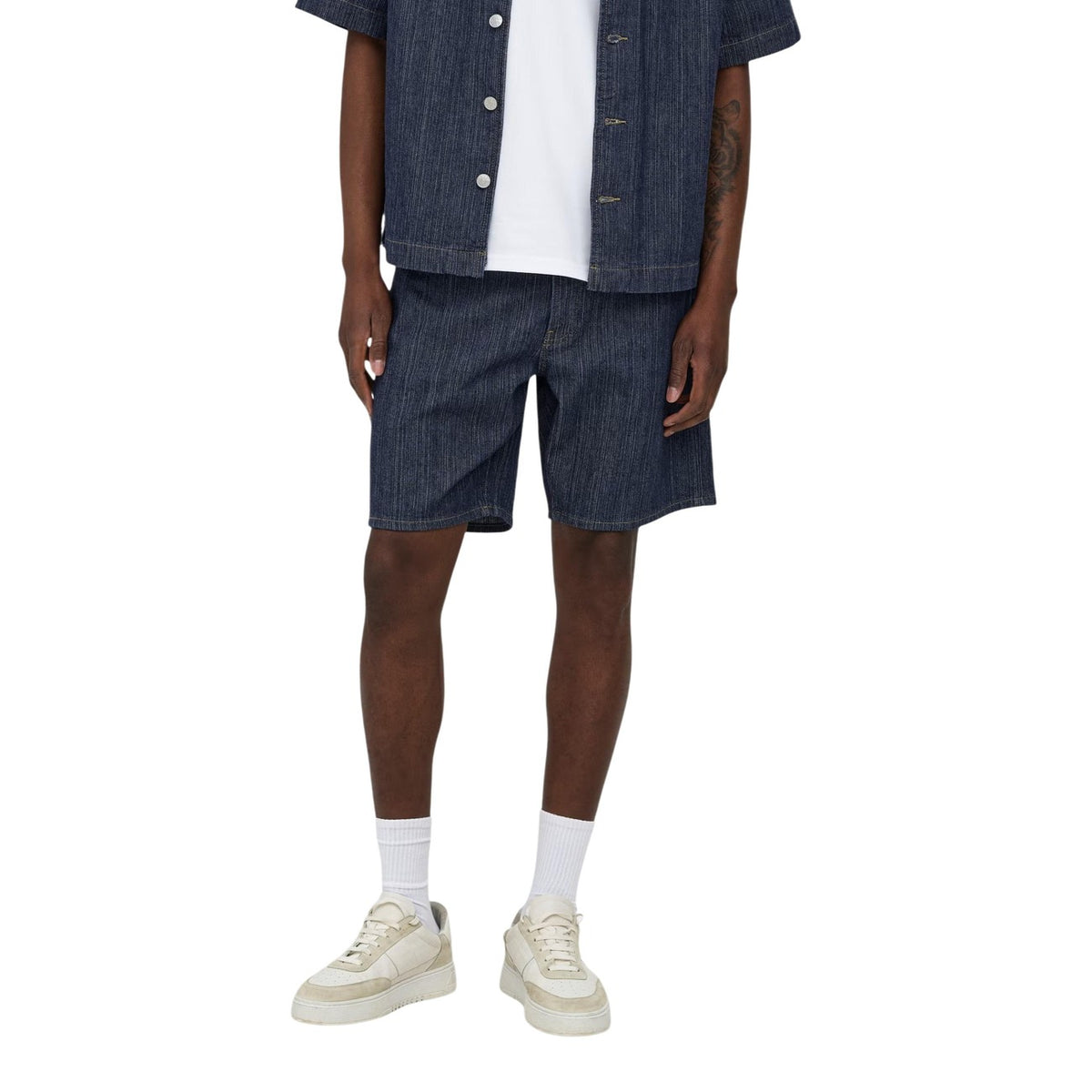 Only & Sons — Short Fade coupe loose bleu homme