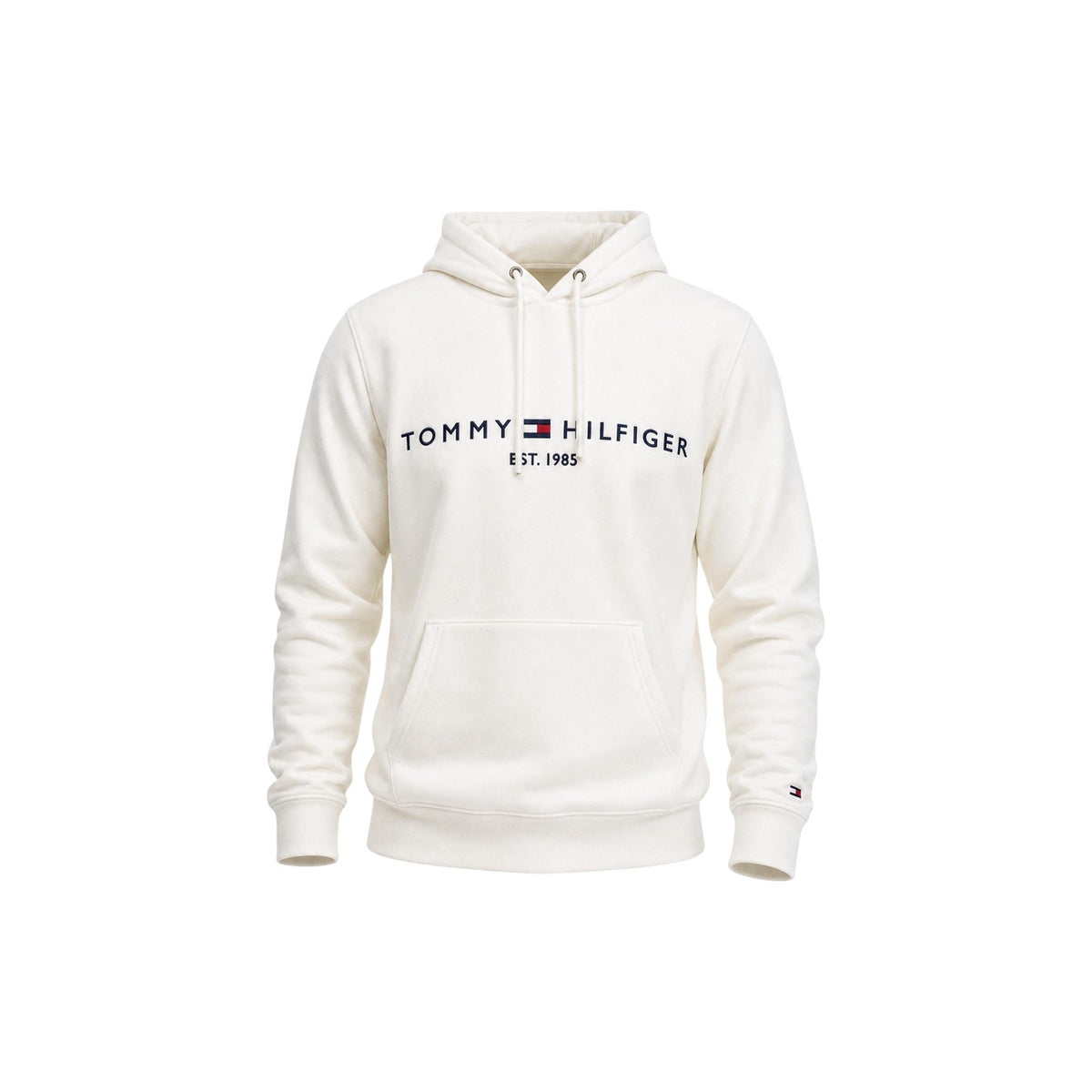 Tommy Hilfiger — Herren-Sweatshirt mit Tommy-Logo und Rundhalsausschnitt — Ansicht 2