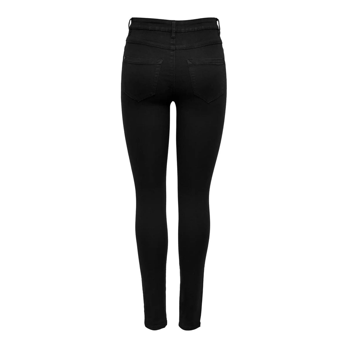 Only — Zwarte ONLROYAL skinny jeans met hoge taille voor dames — afbeelding 6