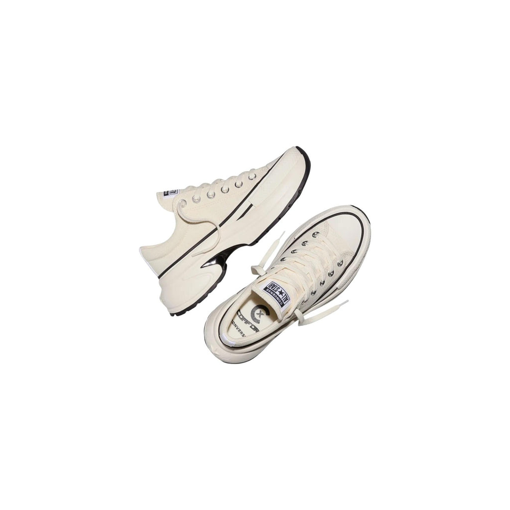 Converse — Sneakers ref. RUN STAR CRUSH OX EGRET/EGRET/BLACK white woman — view 3