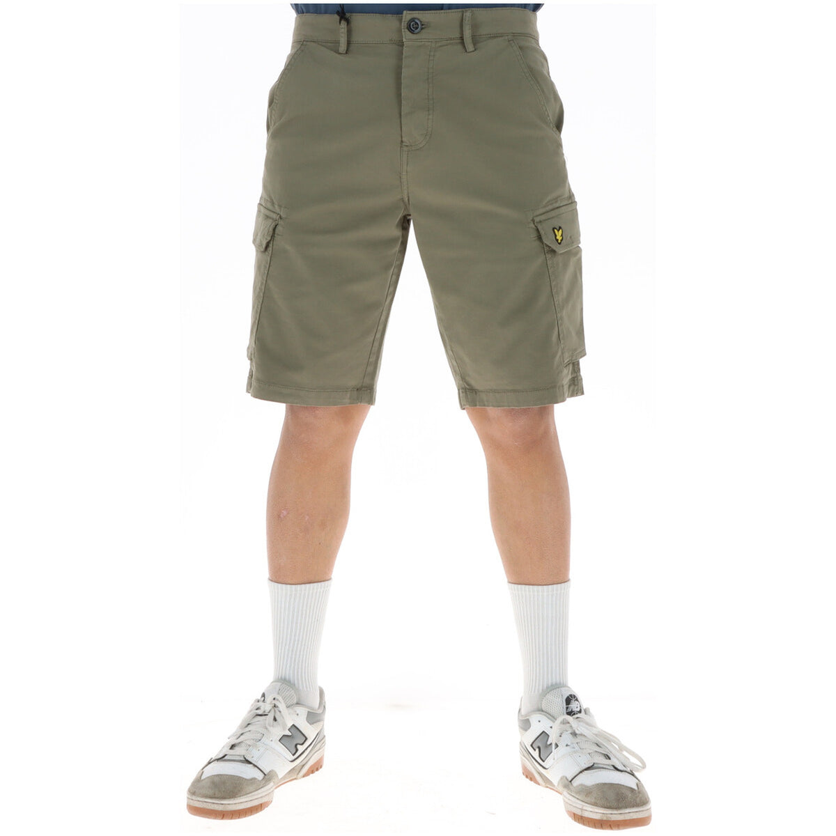 Lyle & Scott — Bermuda en coton stretch homme — vue 4