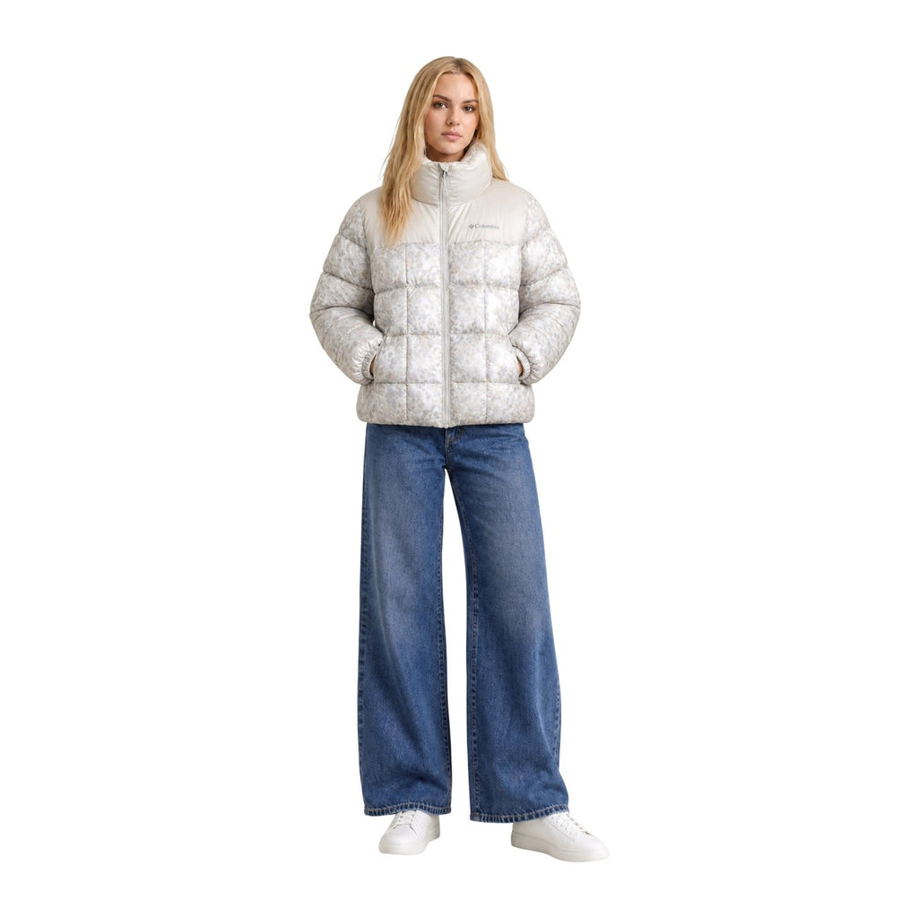 Columbia — Puffect III Bedruckte Daunenjacke für Damen beige — Ansicht 3