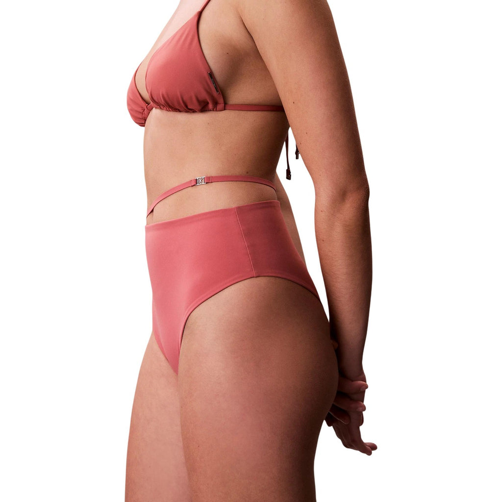 Calvin Klein Jeans — Women's pink HW BELT BOTTOM swimsuit — view 2