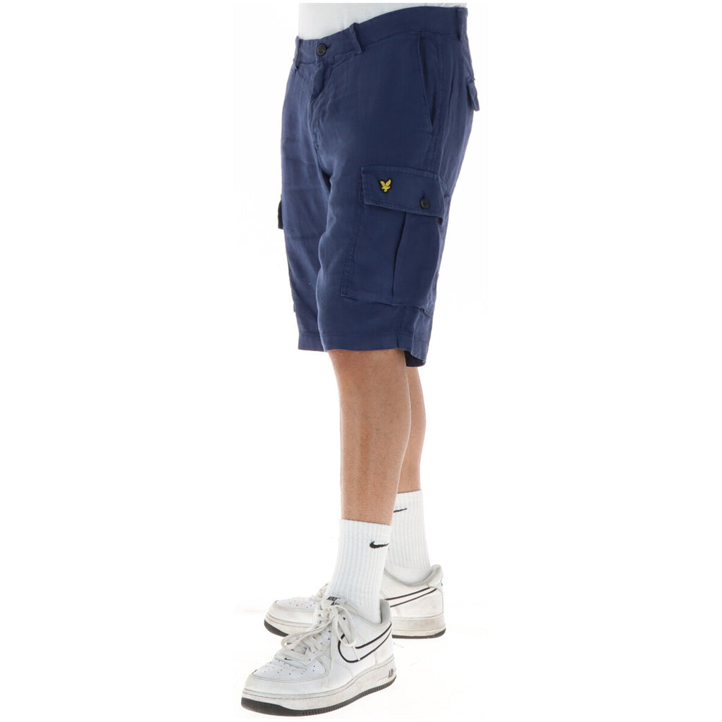Lyle & Scott — Bermuda en lin homme — vue 3