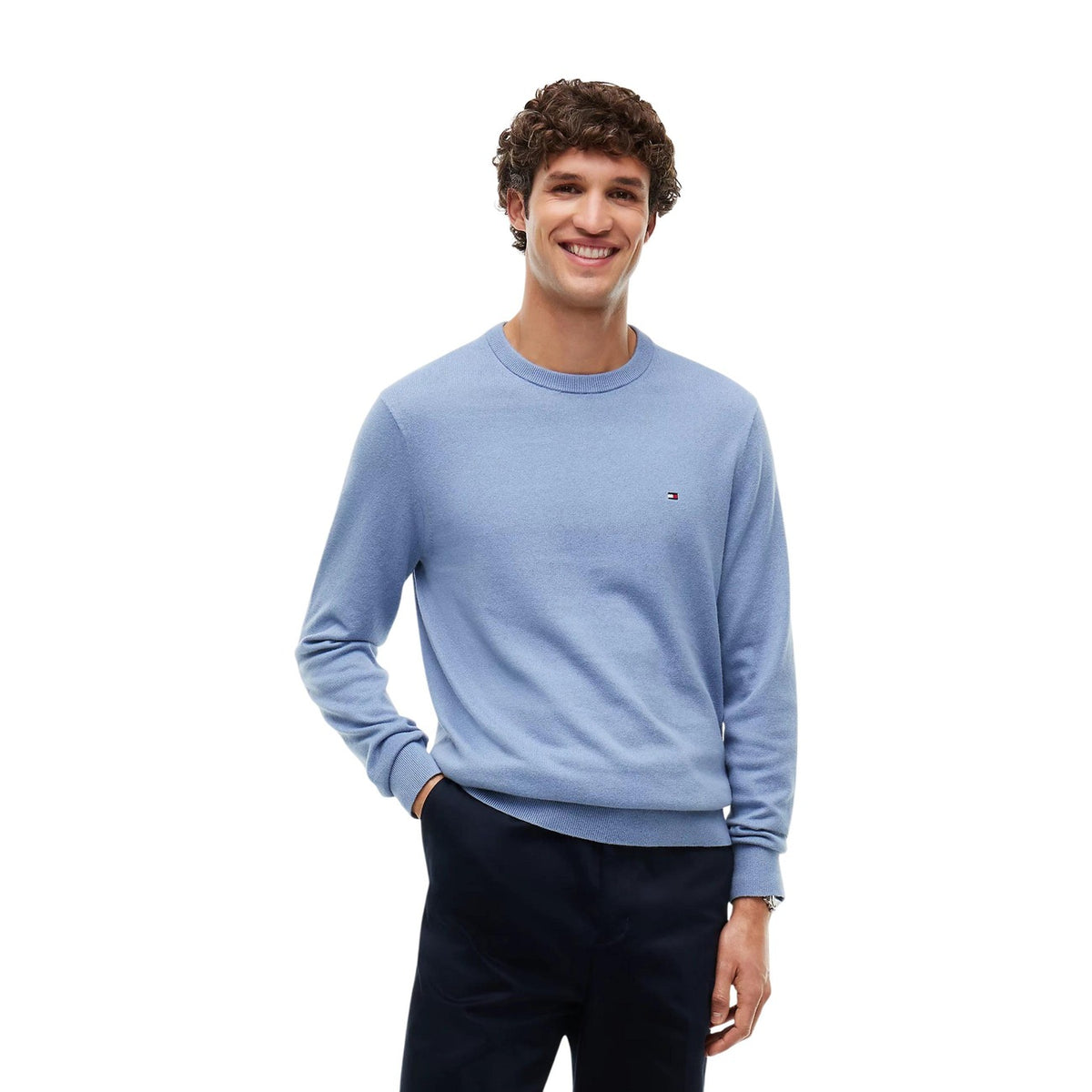Tommy Hilfiger — Men's Pima cotton-cashmere sweater — view 6